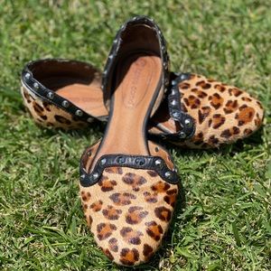 Corso Como D’Orsay Animal Print Flats Size 5